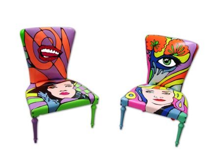 chaise pop art