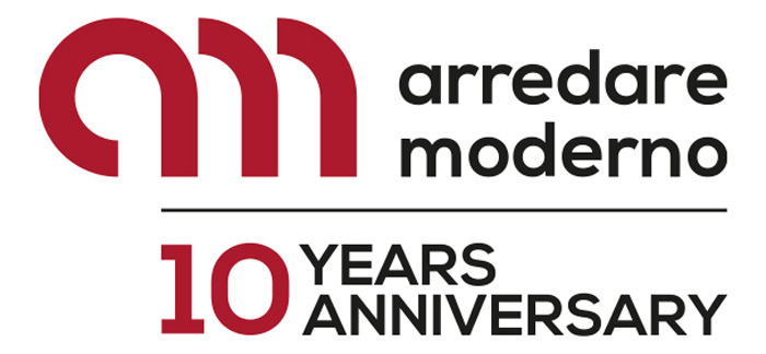 nuovo logo Arredare Moderno  decimo anniversario