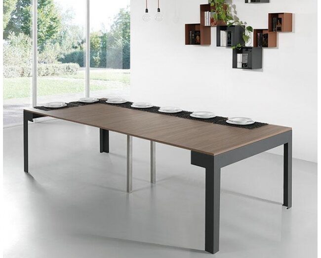 Extendable Console Table, Expandable Console Dining Table Modern