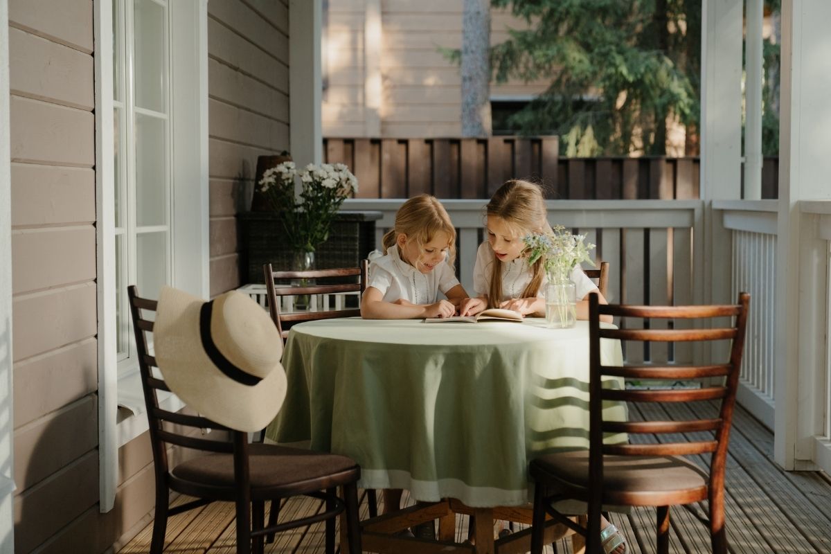 Veranda al chiuso un posto dove leggere o studiare in tranquillità