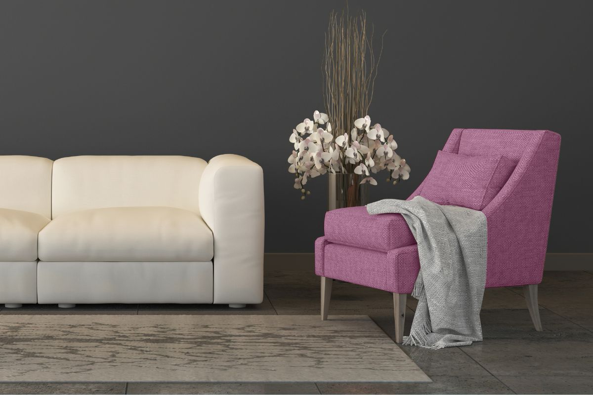 Kombination von Sessel und Sofa