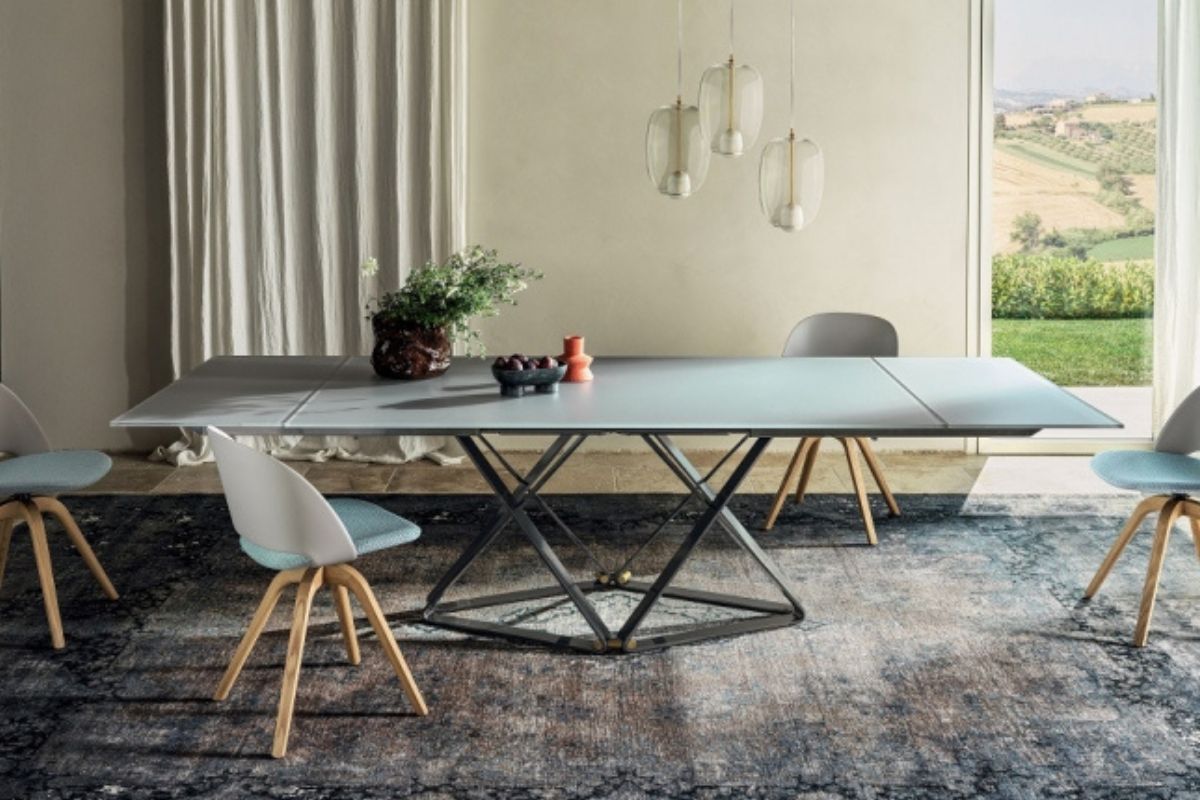 Photo table extensible - table delta rectangulaire extensible bontempi casa
