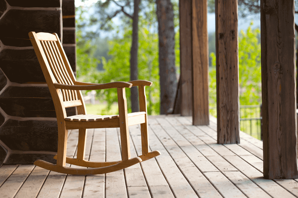 Küchenstuhl aus Holz