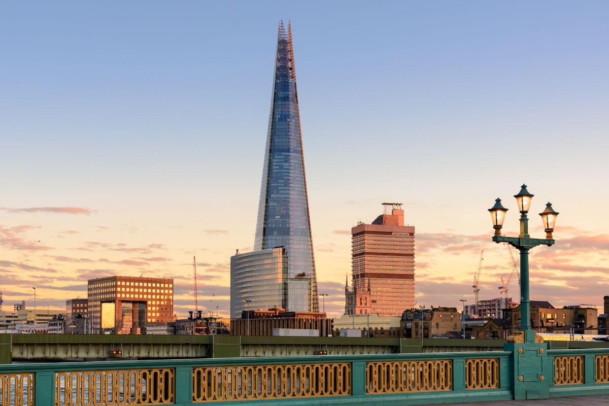architecture firms in Italy - The Shard Tower in London