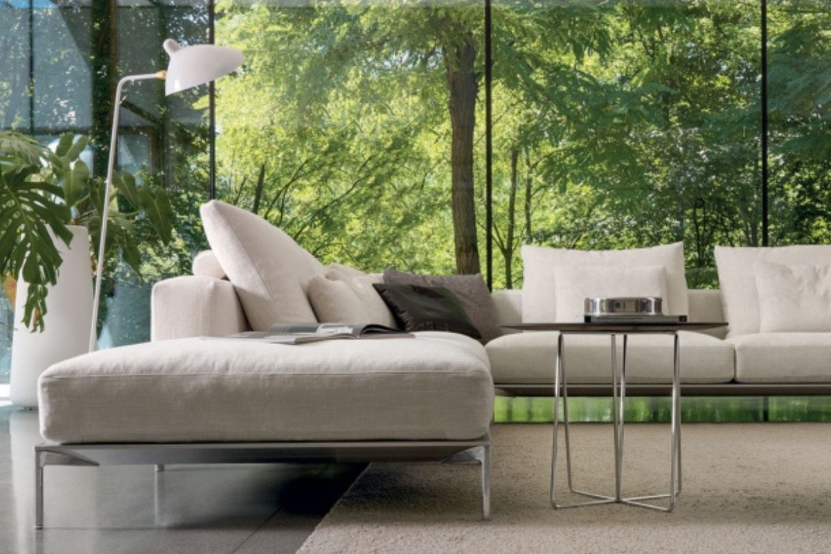 Chalet moderno - sofá savoye desiree