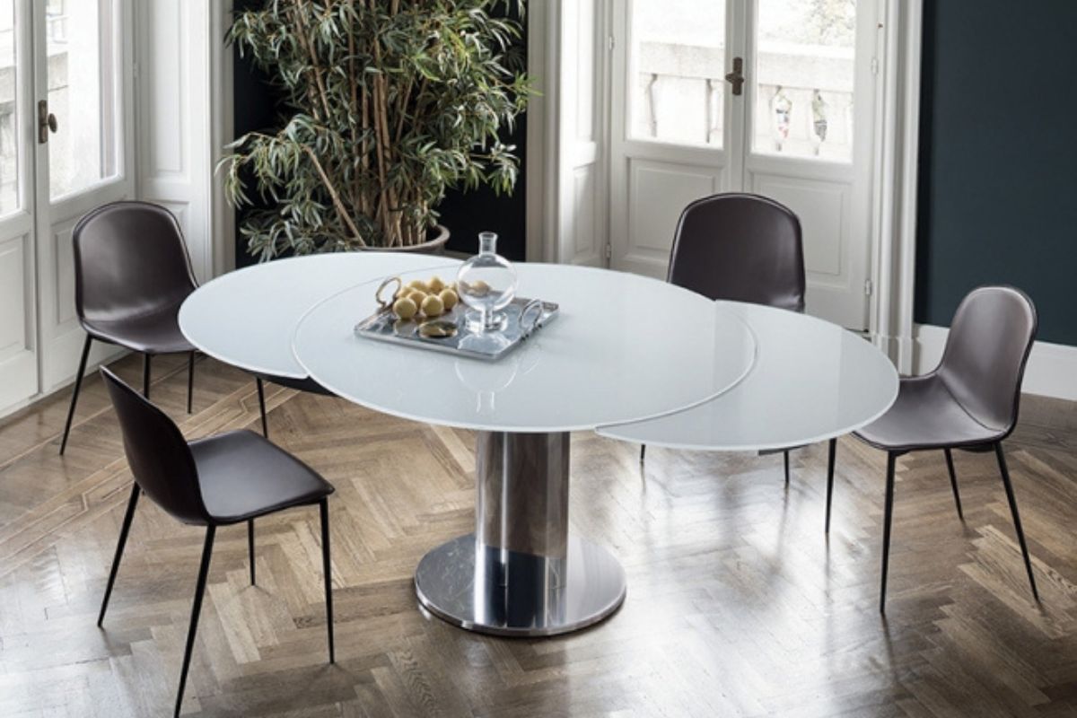 Les plus belles tables rondes extensibles modernes - Giro Bontempi Casa