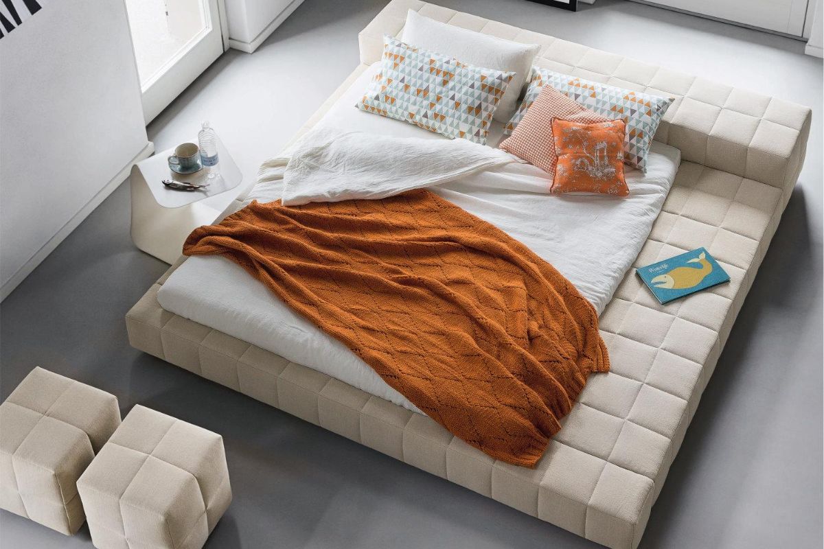 Camera da letto in stile moderno appartamento 90 mq