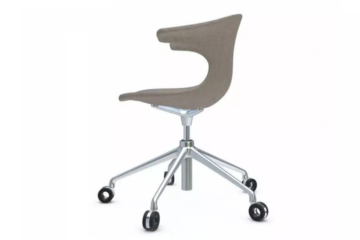 Silla Loop Mono Infiniti Design 4 ruedas tapizada