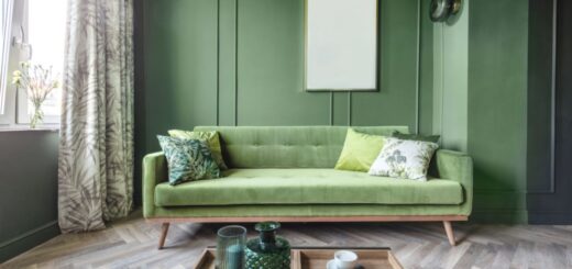 Verde menta pantone living room