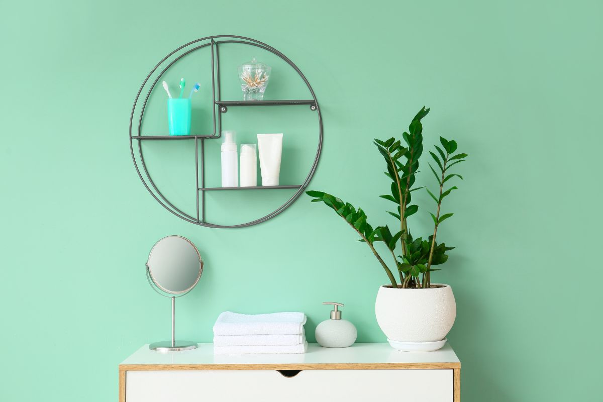 vertical Prisionero de guerra Levántate Pantone verde menta para una decoración glamurosa y moderna