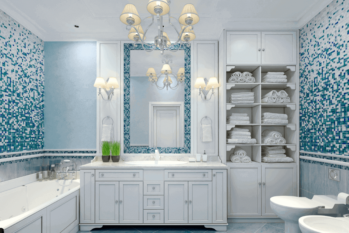 Furnishing with the light blue colour: Uses and Meaning
