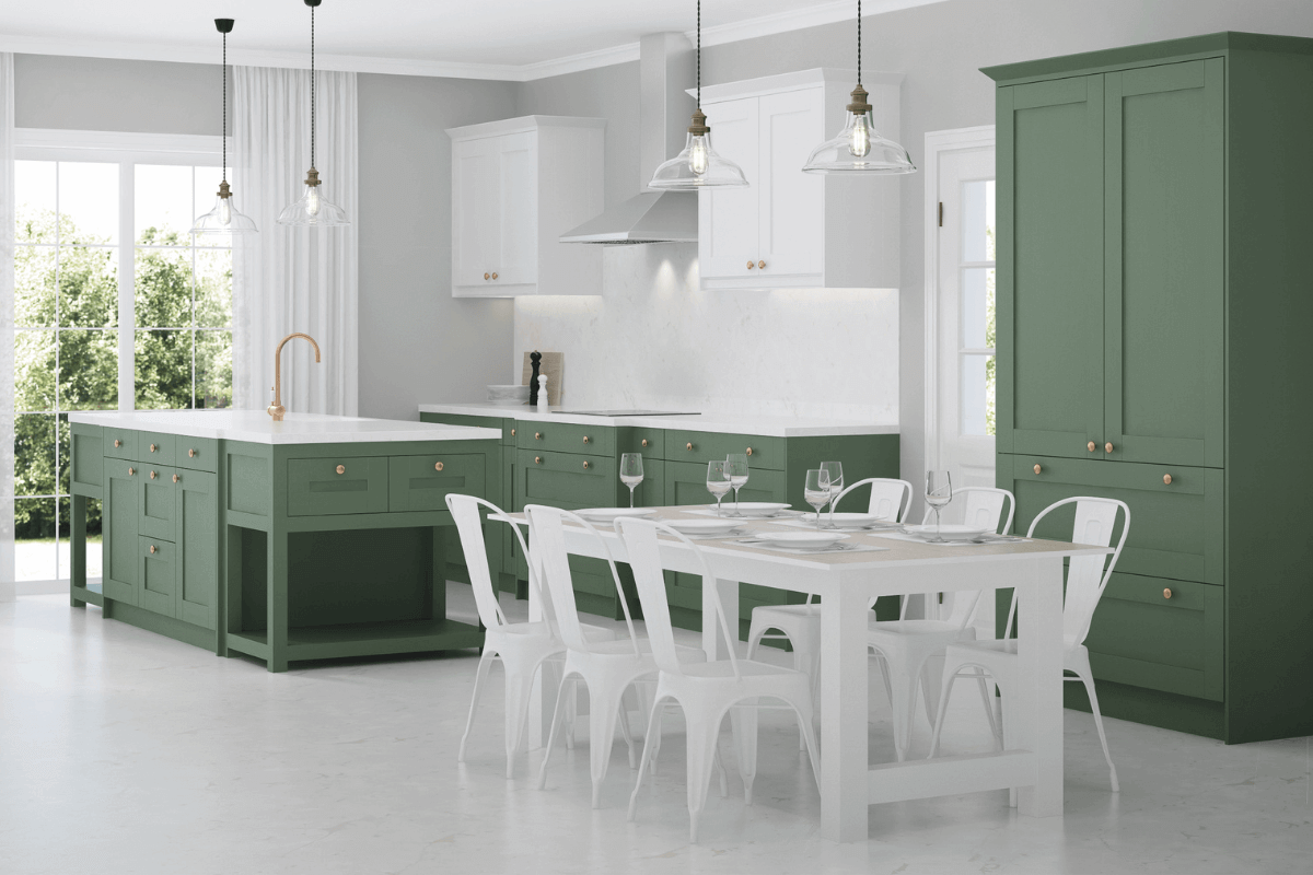 Furnishing a green kitchen: tips and design ideas