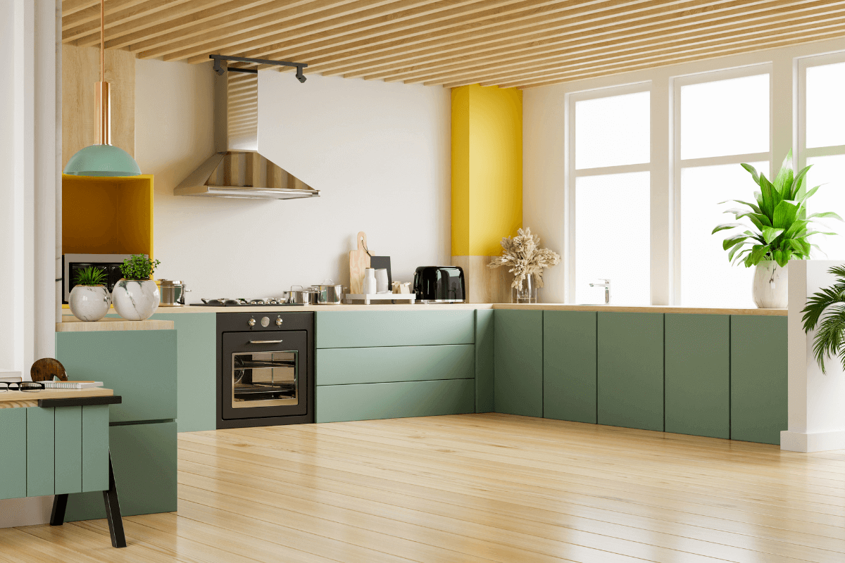 Furnishing a green kitchen: tips and design ideas