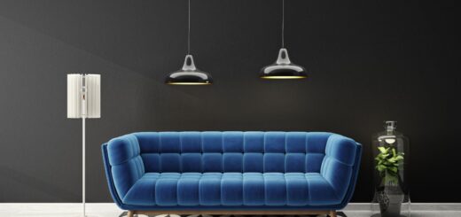 How to best match a blue sofa: 10 photos of perfect matches