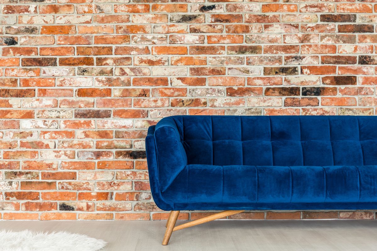 Blaues Sofa: 10 Fotos von perfekten Kombinatione