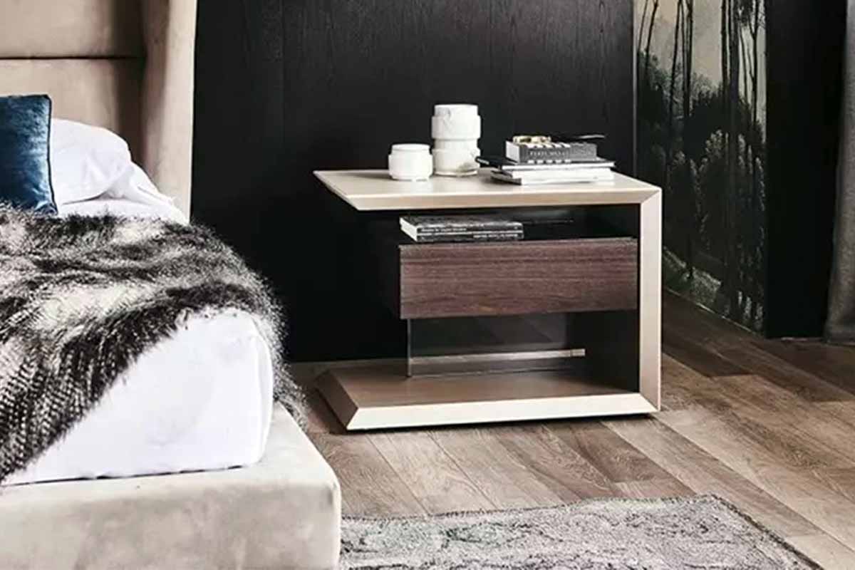 Original bedside tables: 33 ideas for a designer bedroom