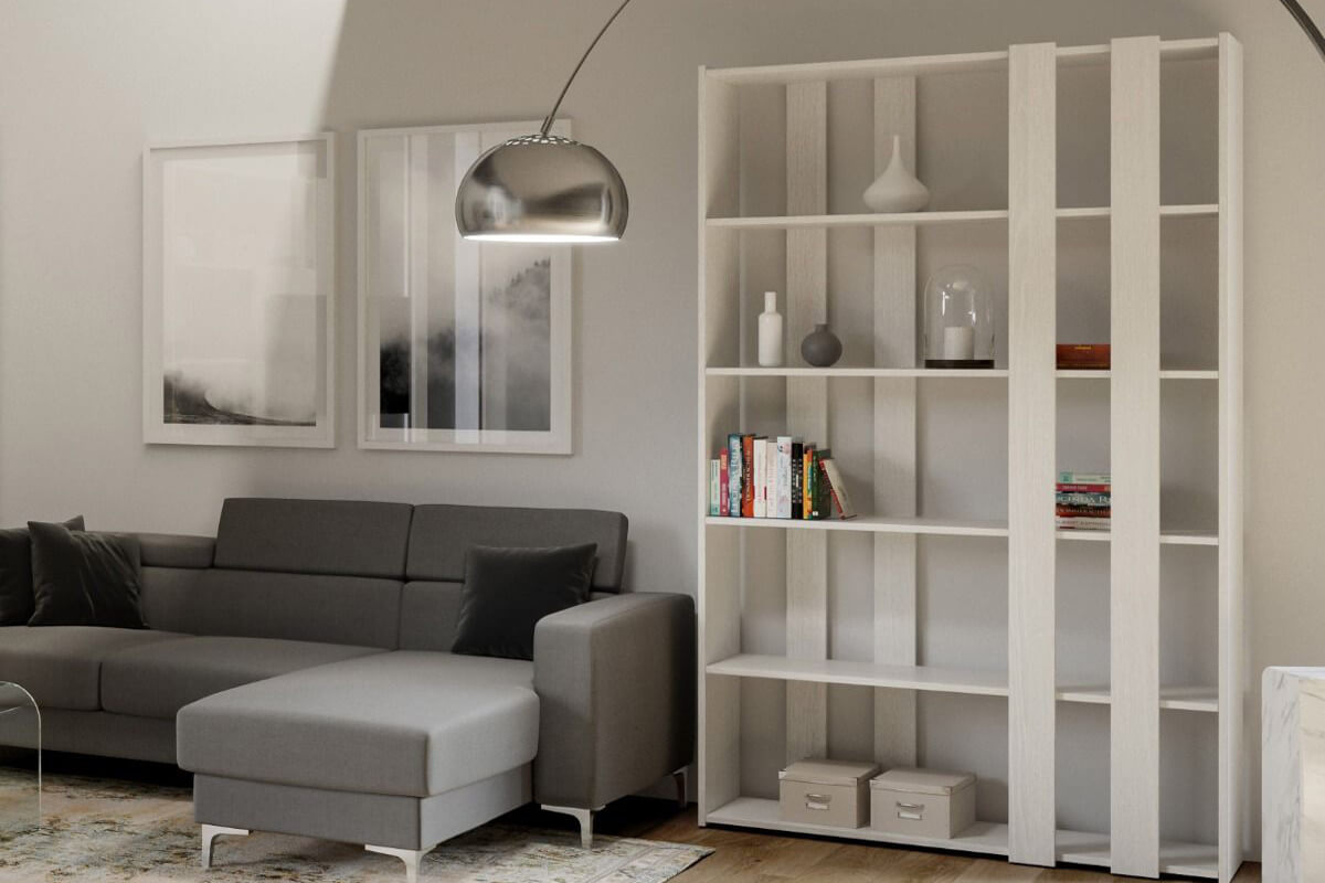 Plasterboard bookcase: tips, ideas and design examples