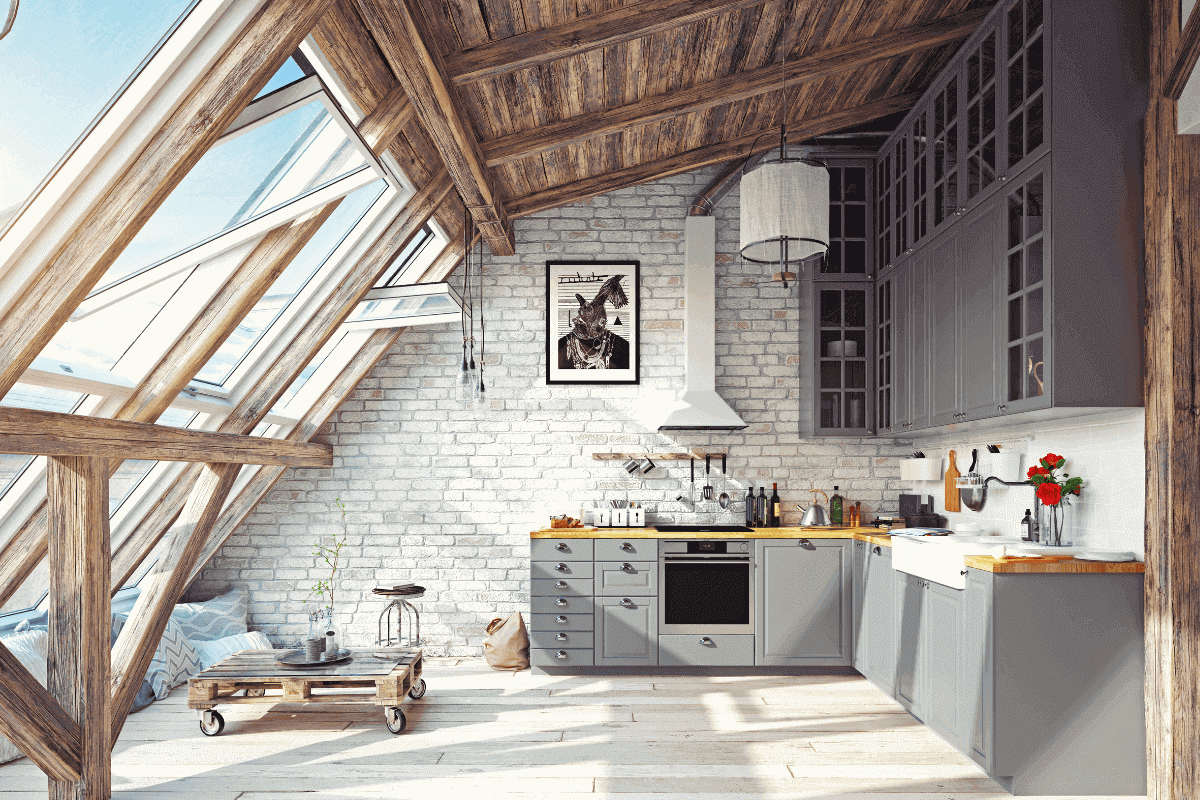Furnishing a modern attic: 4 dream projects