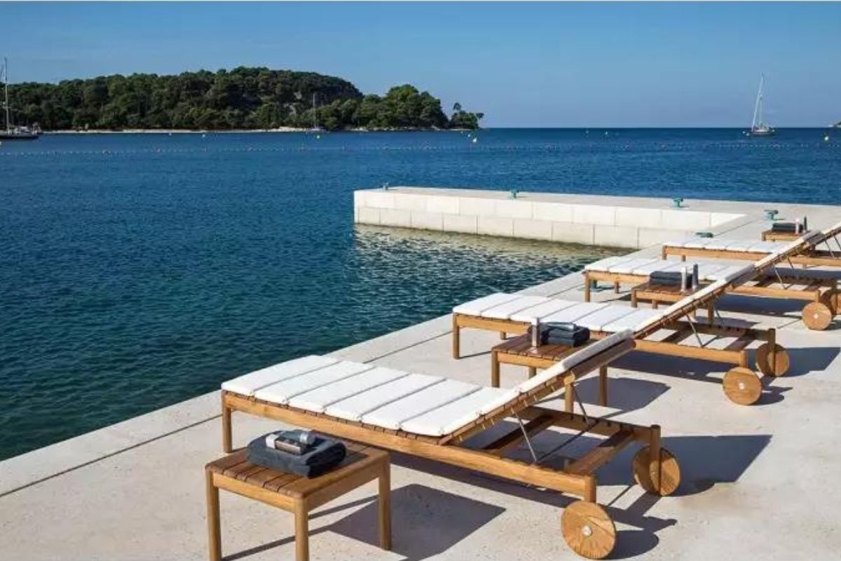 Teak is the most widely used wood for outdoor furniture