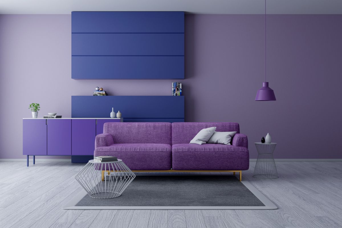 Interior design: how to match the colour periwinkle in the home