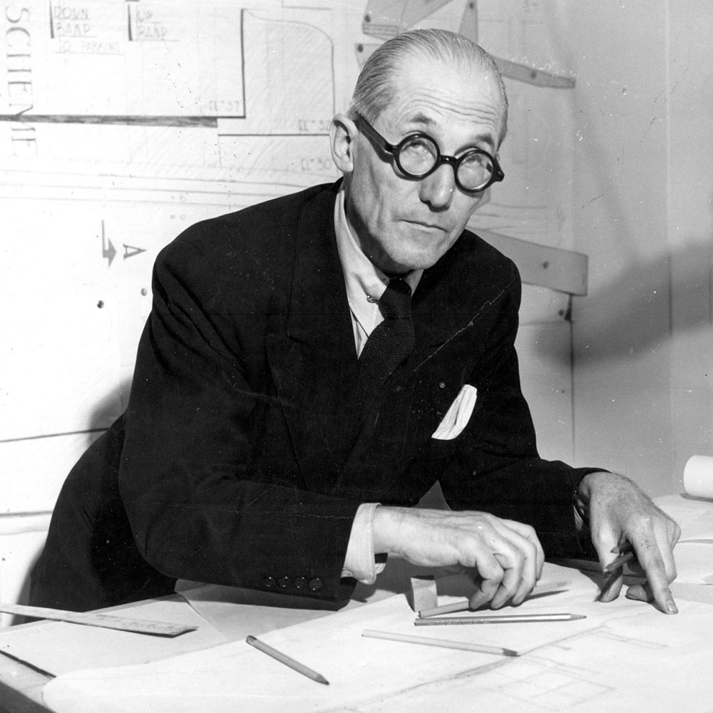 Le Corbusier chaise longue: the architect Jeanneret-Gris