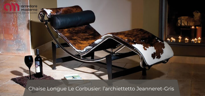 Le Corbusier Chaise longue: der Architekt Jeanneret-Gris