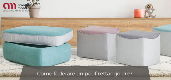 How to cover a rectangular ottoman?