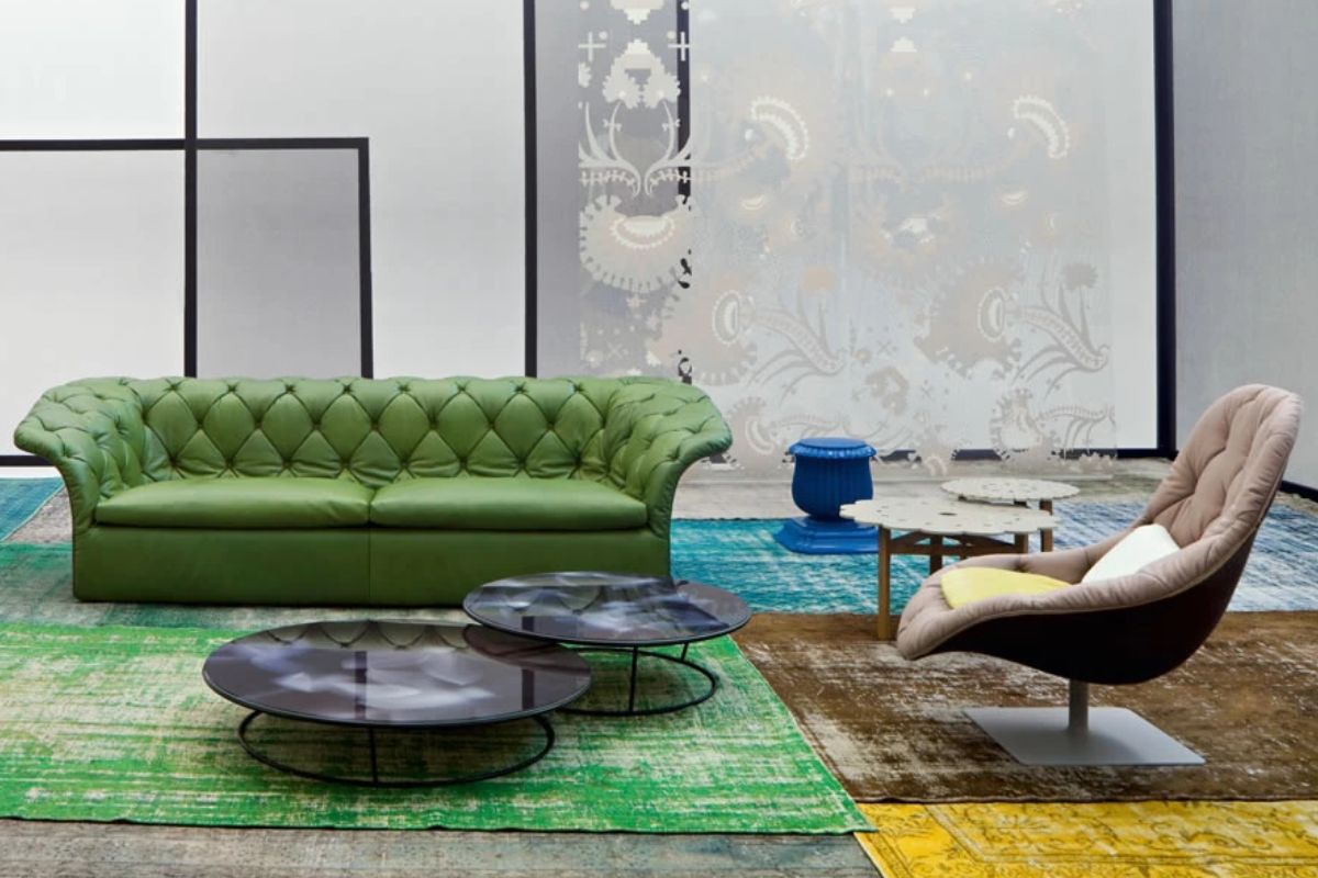 Divano Bohemian Moroso 2 e 3 posti lineare