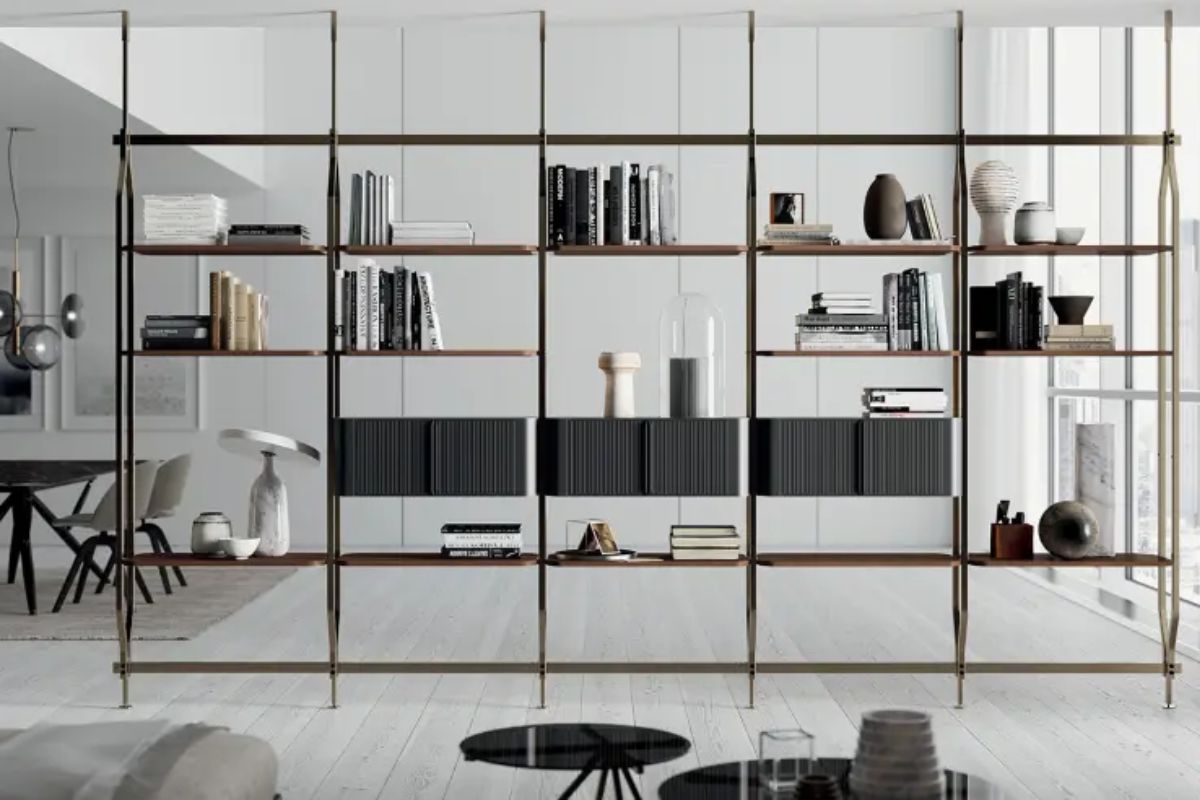 Charlotte Bontempi Casa ceiling mounted bookcase