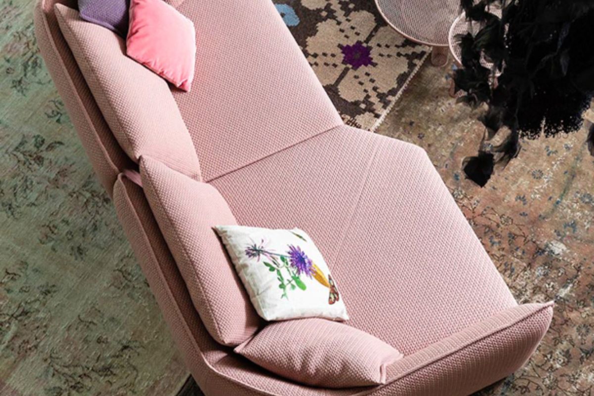 Chamfer Moroso sofá angular con chaise longue