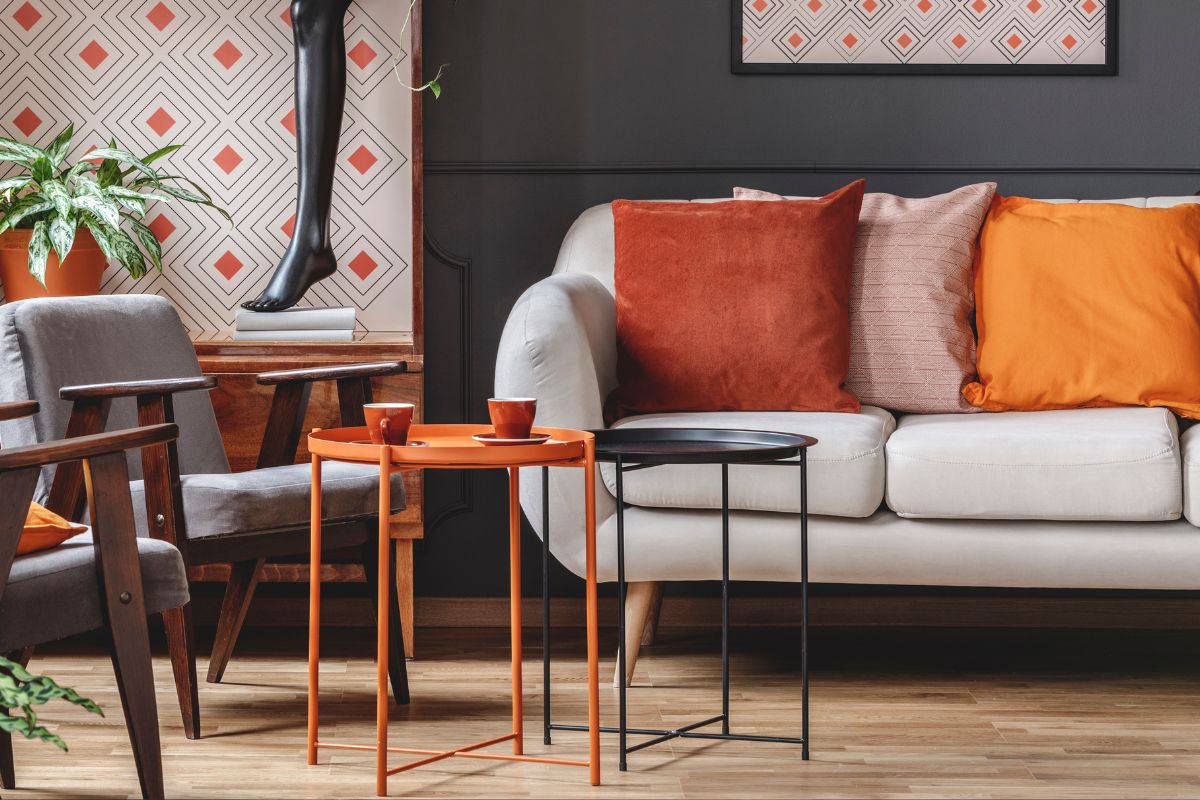 Orange furniture