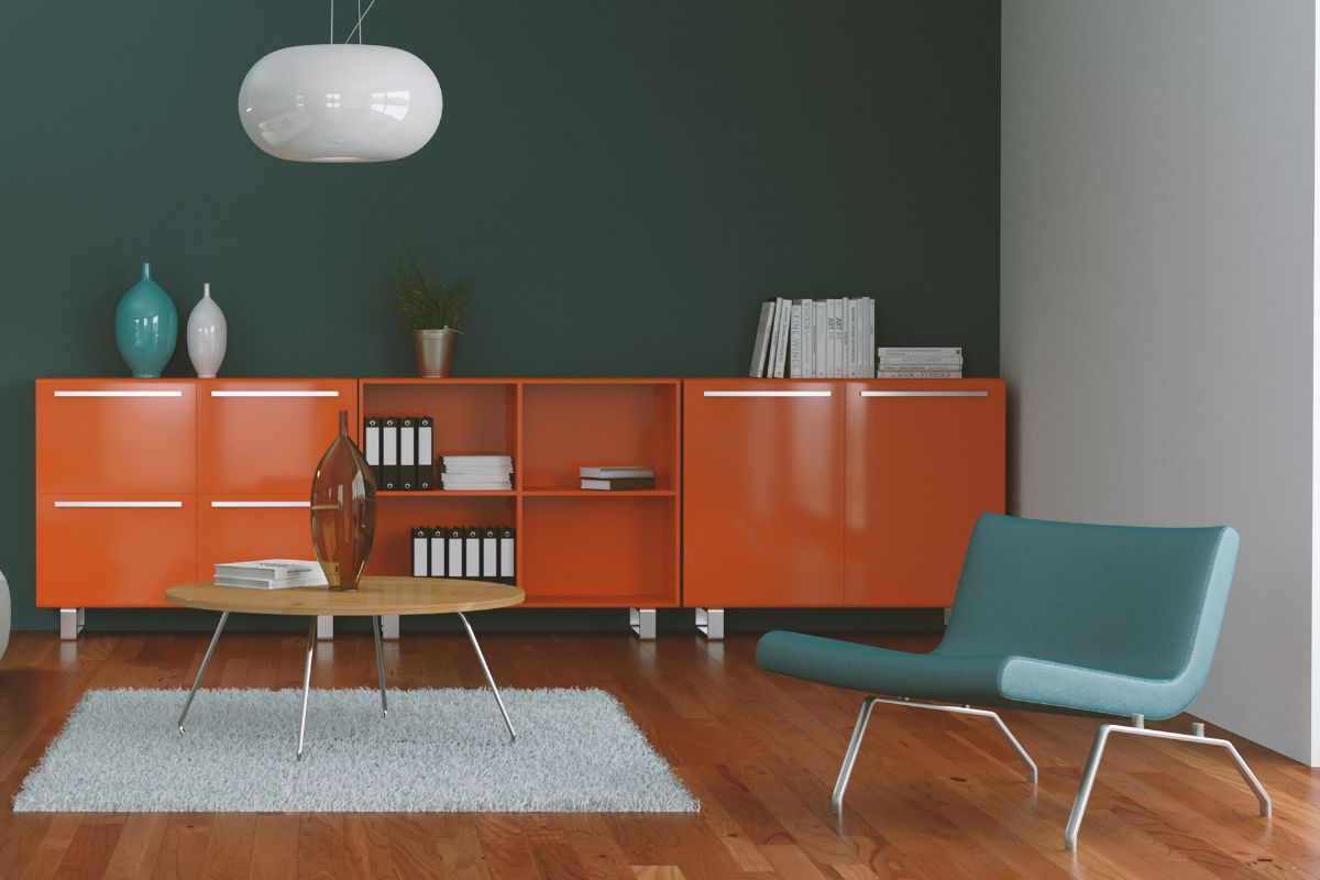 Orange furniture