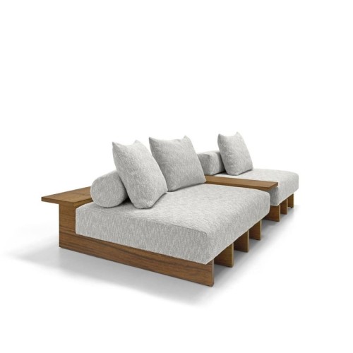 Santos Arketipo Sofa 2 und 3 lineare Sitze