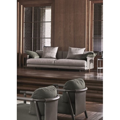 Althon Low Ditre Italia 2 und 3 lineare Sitze Sofa
