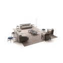 Althon Low Ditre Italia 2 und 3 lineare Sitze Sofa