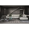 Dalton Soft Ditre Italia 2 und 3 lineare Sitze Sofa