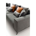 Dalton Soft Ditre Italia 2 und 3 lineare Sitze Sofa