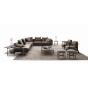 Nevyll High Ditre Italia 2 und 3 lineare Sitze Sofa
