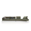 Union Soft Ditre Italia 2 und 3 lineare Sitze Sofa