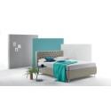 Carlotta Ergogreen Queensize-Bett aus Leder
