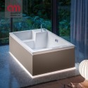 Glass 1989 Nubea 185-120 Badewanne