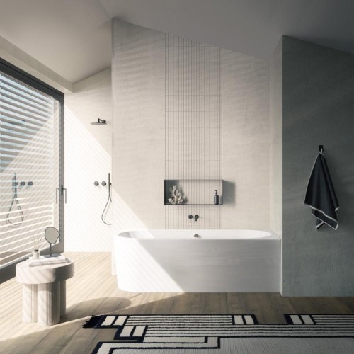 Glass 1989 Noto Moderne Badewanne