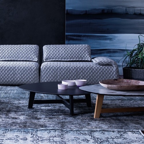 Phoenix Moroso Couchtisch mit Holzbasis