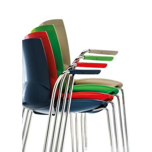 Now 4 Legs Infiniti Design Stuhl mit Armlehnen