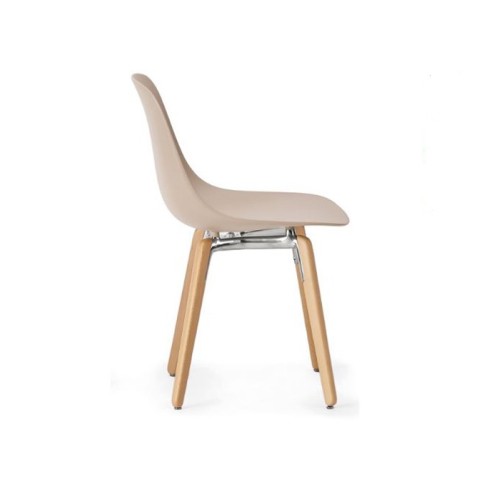Pure Loop Mono wooden legs Infiniti Design Stuhl
