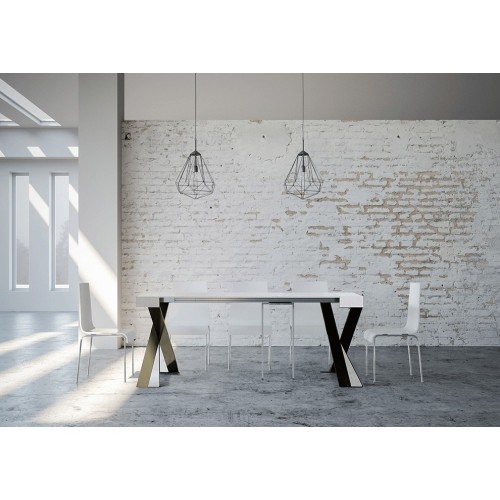 Diago Itamoby Konsolentisch anthrazitfarbener Rahmen