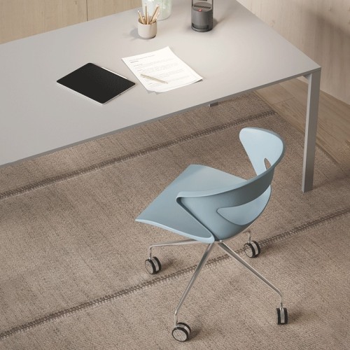 Kicca Kastel 4-Fuß-Bürodrehstuhl mit Rollen