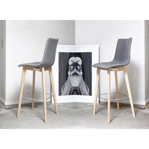 Natural Zebra Pop Scab Barhocker