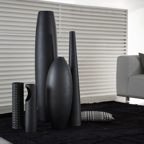 Vase aus Keramik Cigar Adriani e Rossi