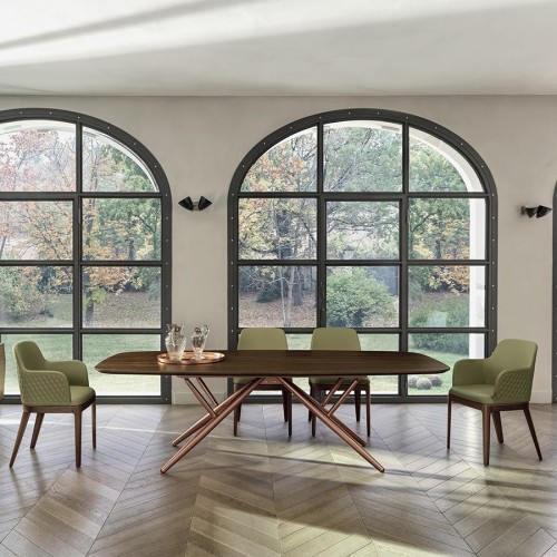 Bridge Bontempi Tisch fassförmig